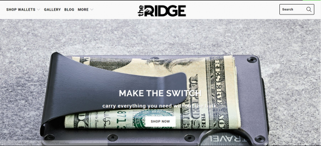 the ridge wallet
